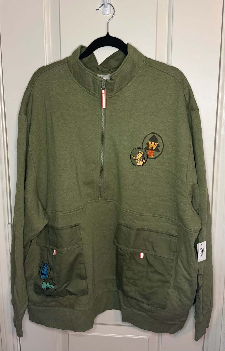 NWT Disney Parks Up Wilderness Explorer Half Zip Pullover Size XXL
